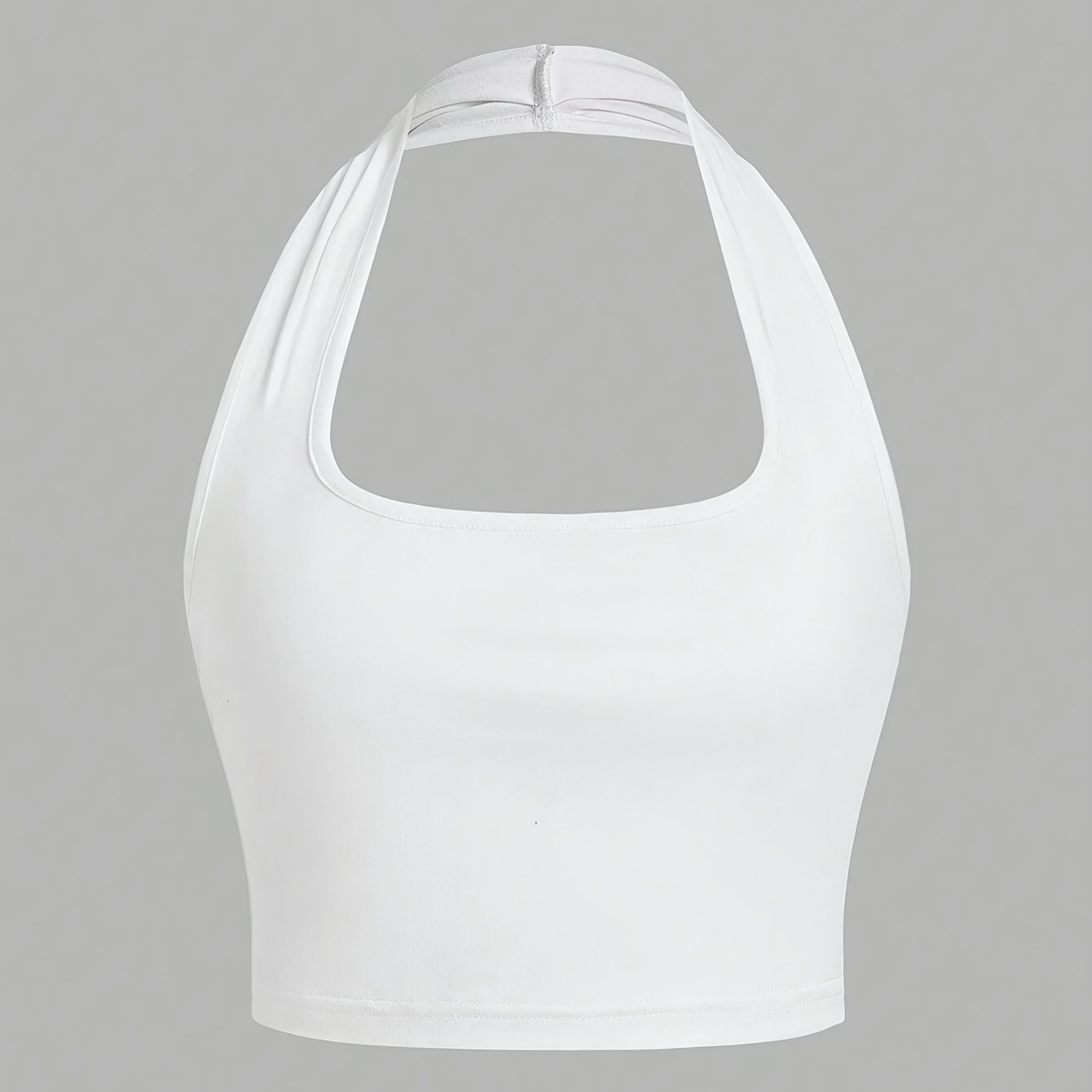 Dames top met open rug - Casual stijl met halternek voor de zomer