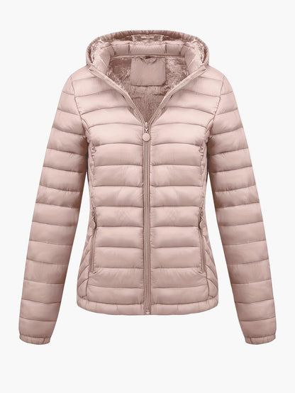 Women's Hooded Down Jacket Versatile Urban Style