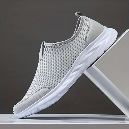 Zapatos deportivos casuales para hombre sin cordones - Estilo transpirable para caminar y entrenar