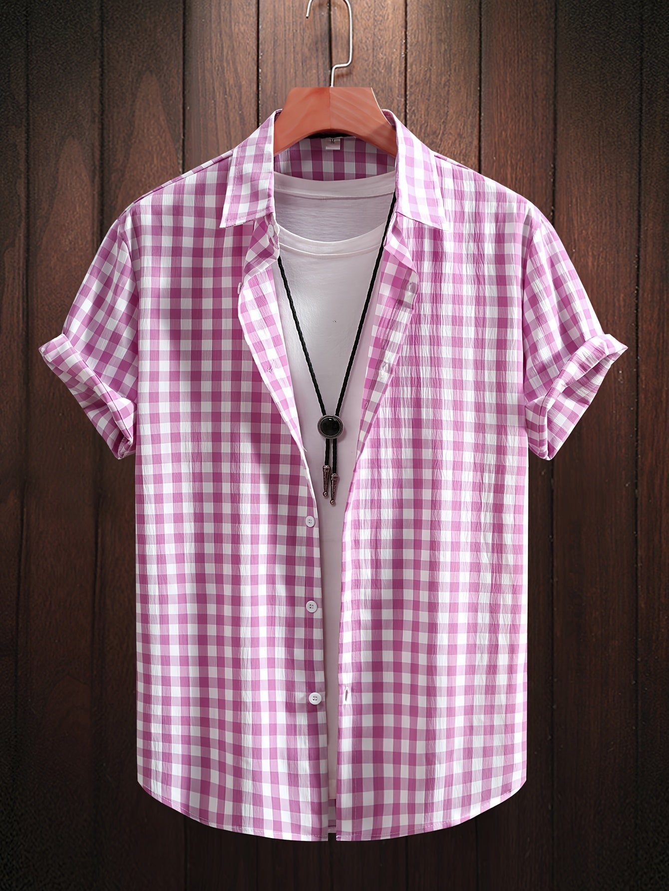 Chemise Décontractée à Carreaux pour Homme Style Urbain Polyvalent