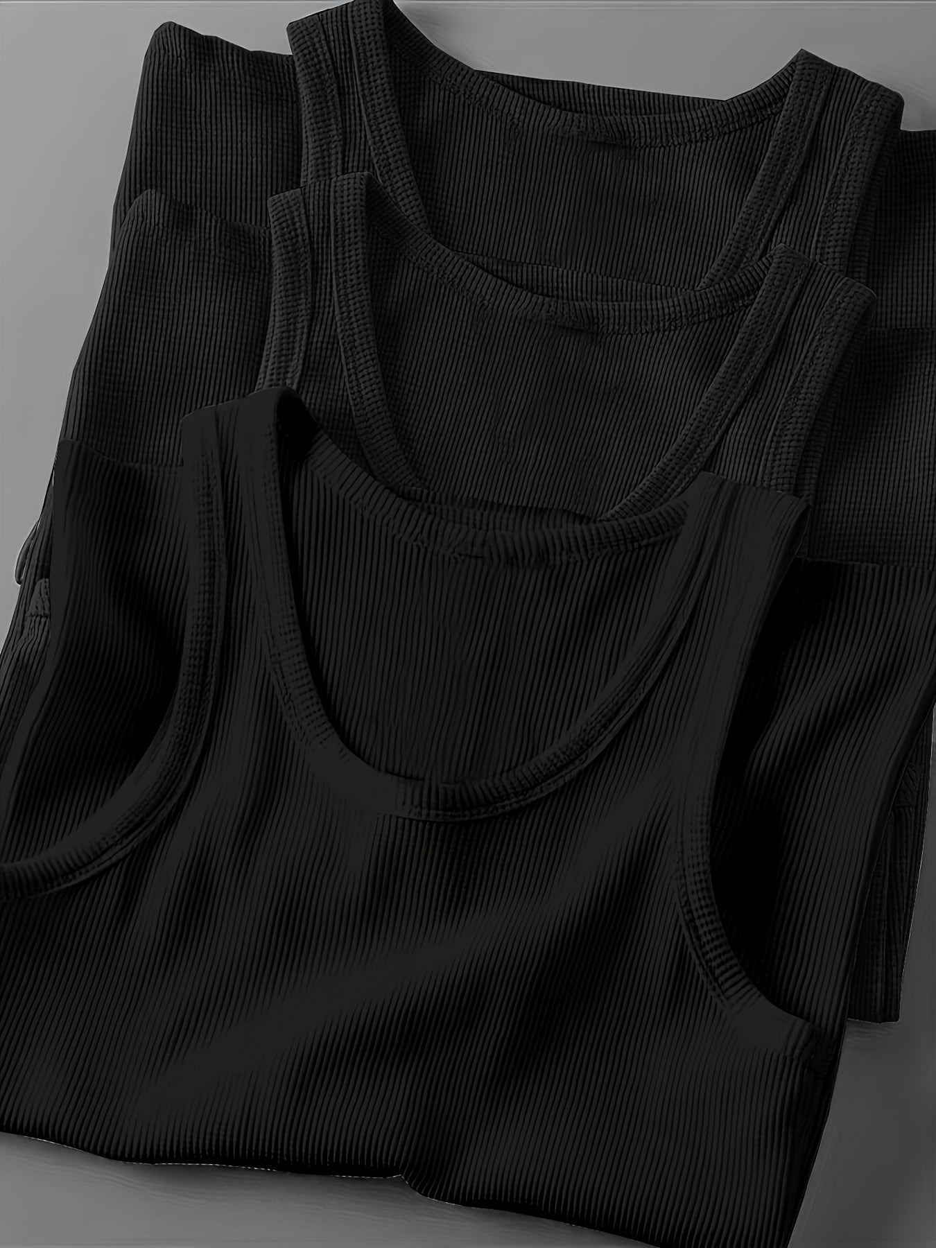 Débardeur côtelé homme style sport pour entraînement et superpositions quotidiennes
