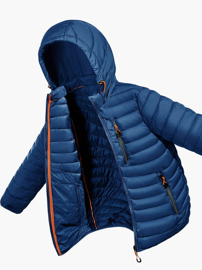 Men's Quilted Jacket Urban Style Versatile for Outdoor Activities