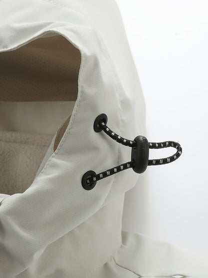 3-i-1 softshelljakke for herre med hette i urban avslappet stil