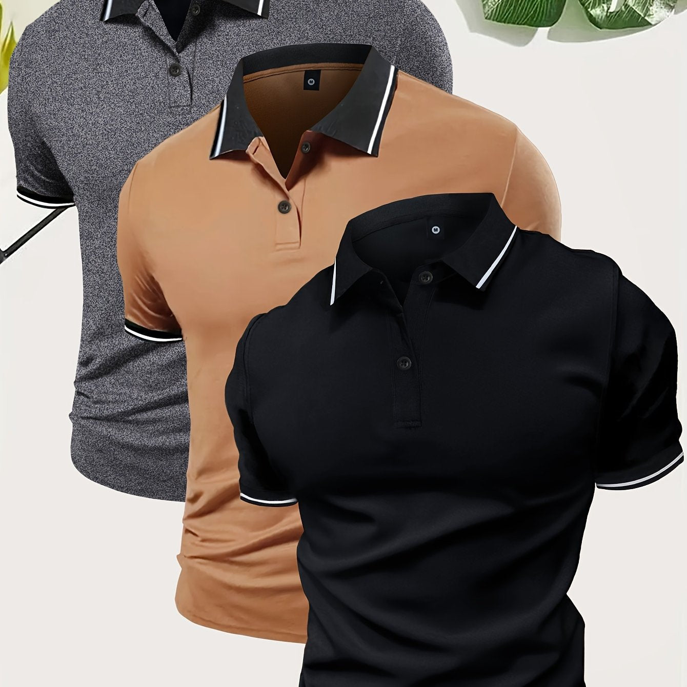 Polo casual pour homme style urbain – Élégance décontractée pour sorties et loisirs