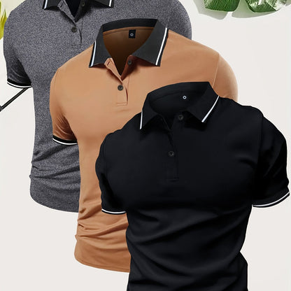 Polo casual pour homme style urbain – Élégance décontractée pour sorties et loisirs