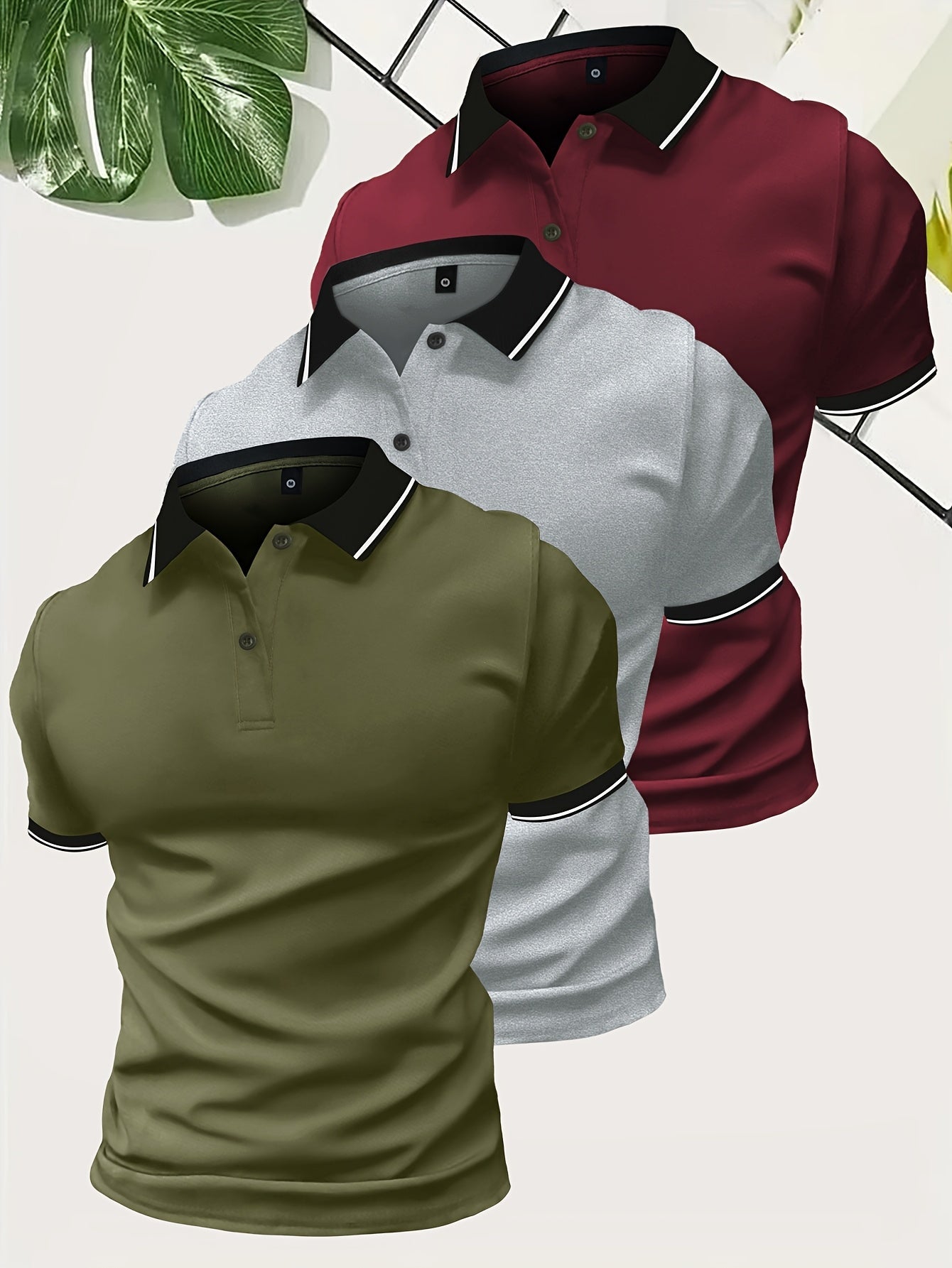 Polo casual pour homme style urbain – Élégance décontractée pour sorties et loisirs