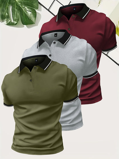 Polo casual pour homme style urbain – Élégance décontractée pour sorties et loisirs