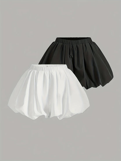 Dames bouffant shorts in rokkenstijl, casual en trendy mode