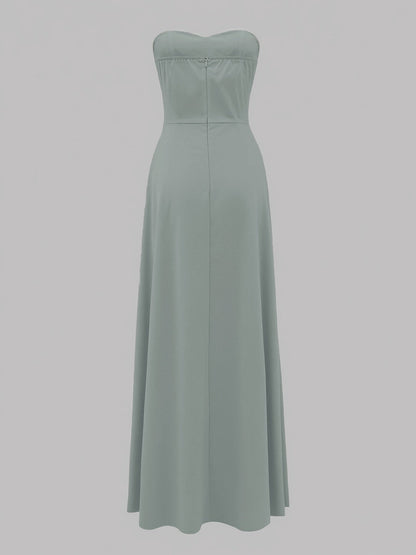 Abito da sera elegante donna bustier stile principessa per occasioni speciali
