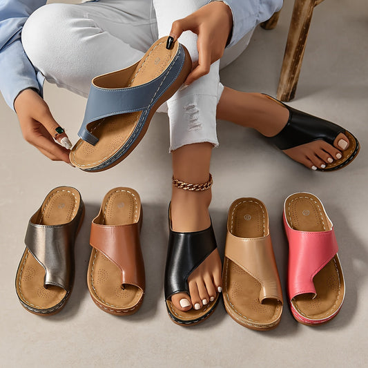 Comfortable women's wedge sandals casual chic style for summer