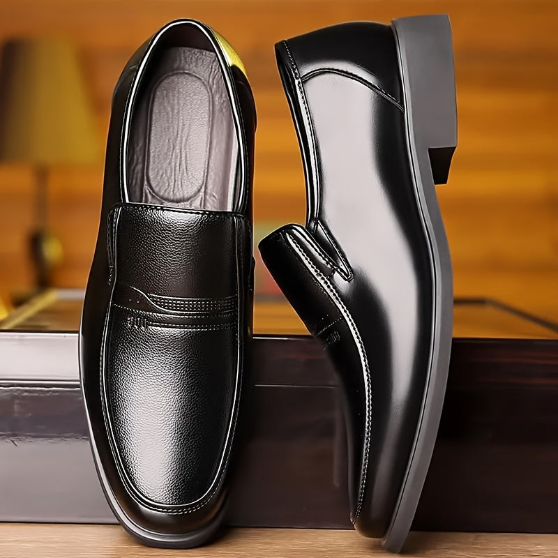 Zapatos de vestir para hombre elegantes tipo slip-on estilo vintage para uso diario y ocasiones formales