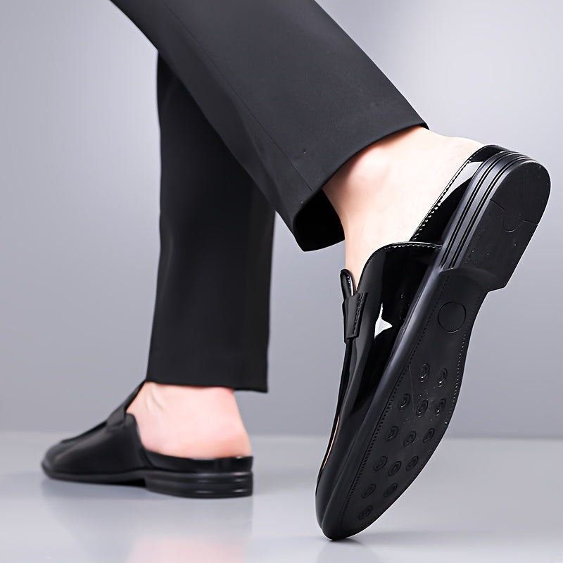 Open heren mocassins in moderne formele stijl voor kantoor en elegante evenementen