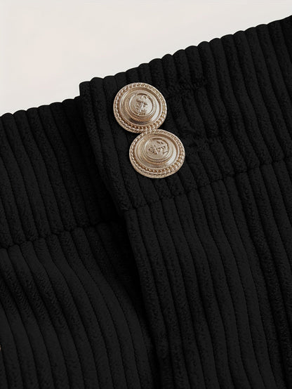 Plissé trapeze rok voor dames, elegante casual stijl