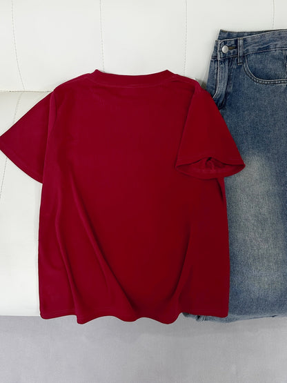 Pyjama d'été femme style mignon haut manches courtes et pantalon à carreaux