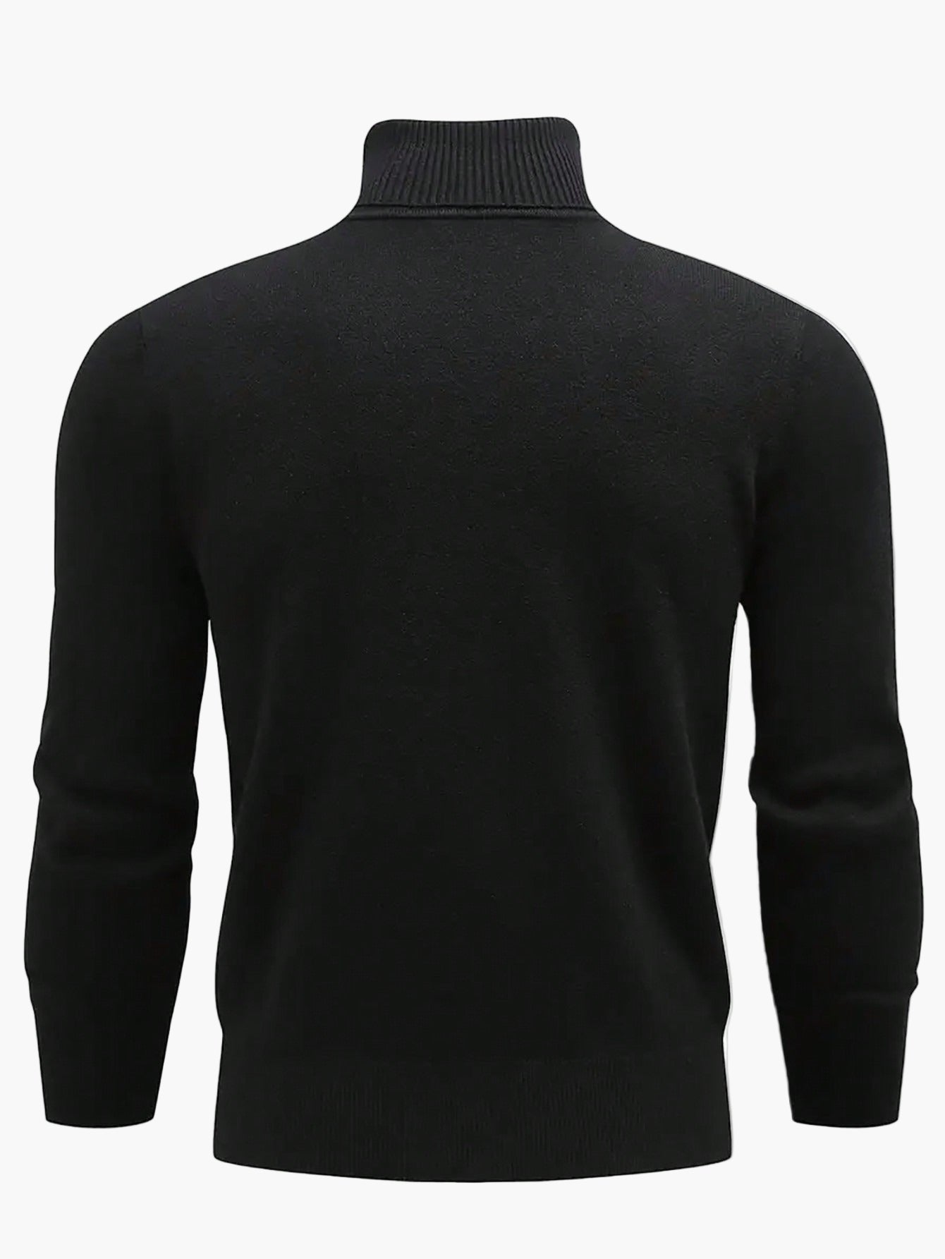 Herrepullover med rullekrave i moderne, elegant casual stil til efterår og vinter