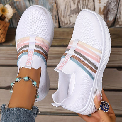 Zapatillas Slip-On Casual para Mujer Estilo Deportivo Urbano
