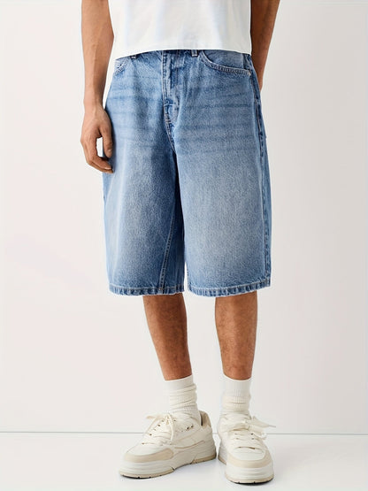 Bermuda amplio para hombre estilo casual urbano