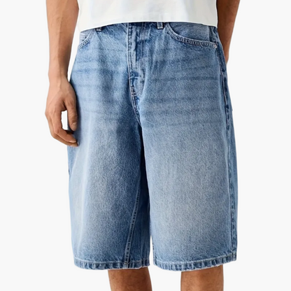 Bermuda amplio para hombre estilo casual urbano
