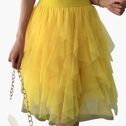 Eleganter Damen-Tutu-Rock im Tänzerinnen-Stil für festliche oder alltägliche Outfits