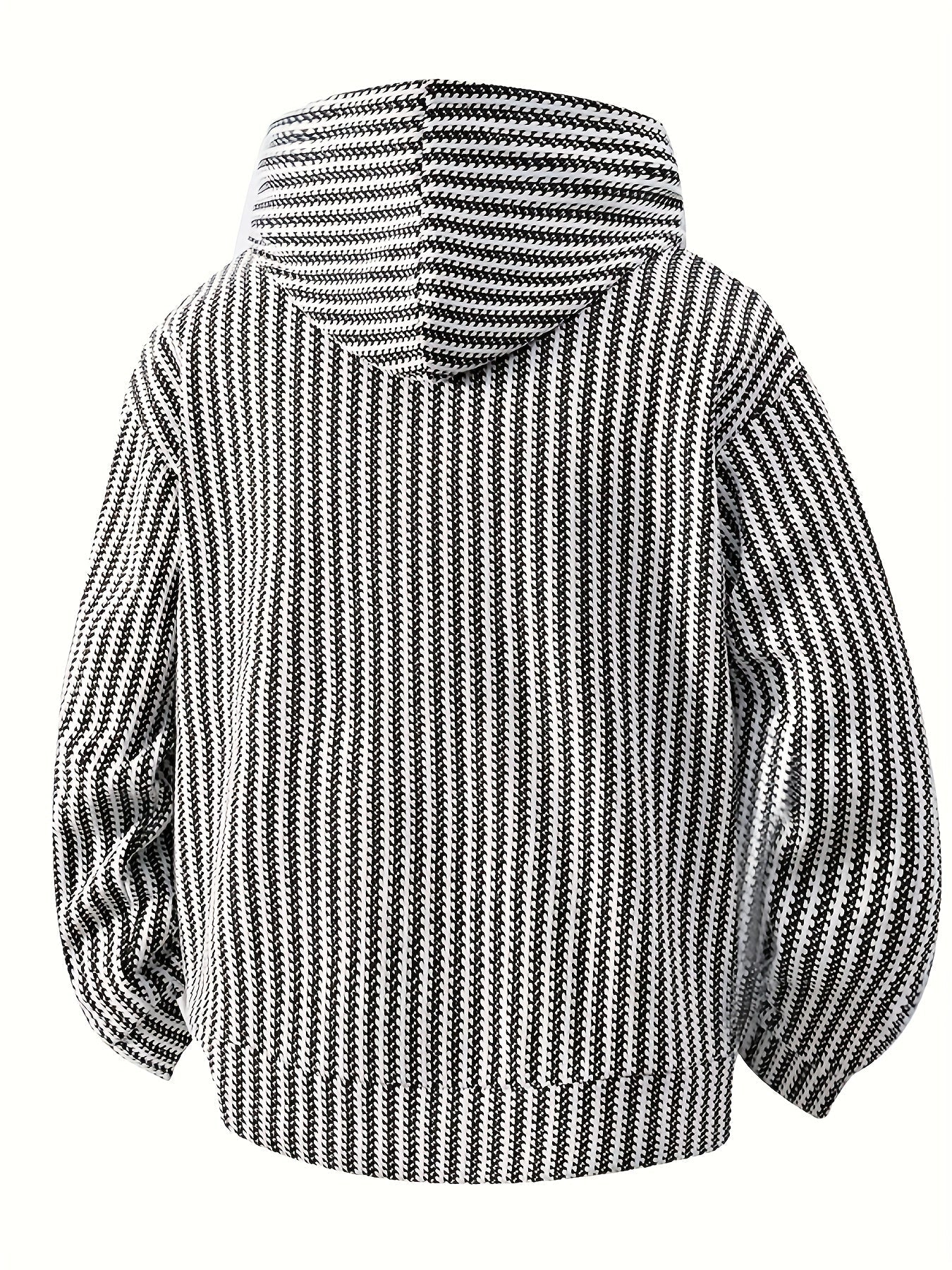 Sweat à Capuche Texturé Noir Oversize avec Poche Kangourou pour Homme