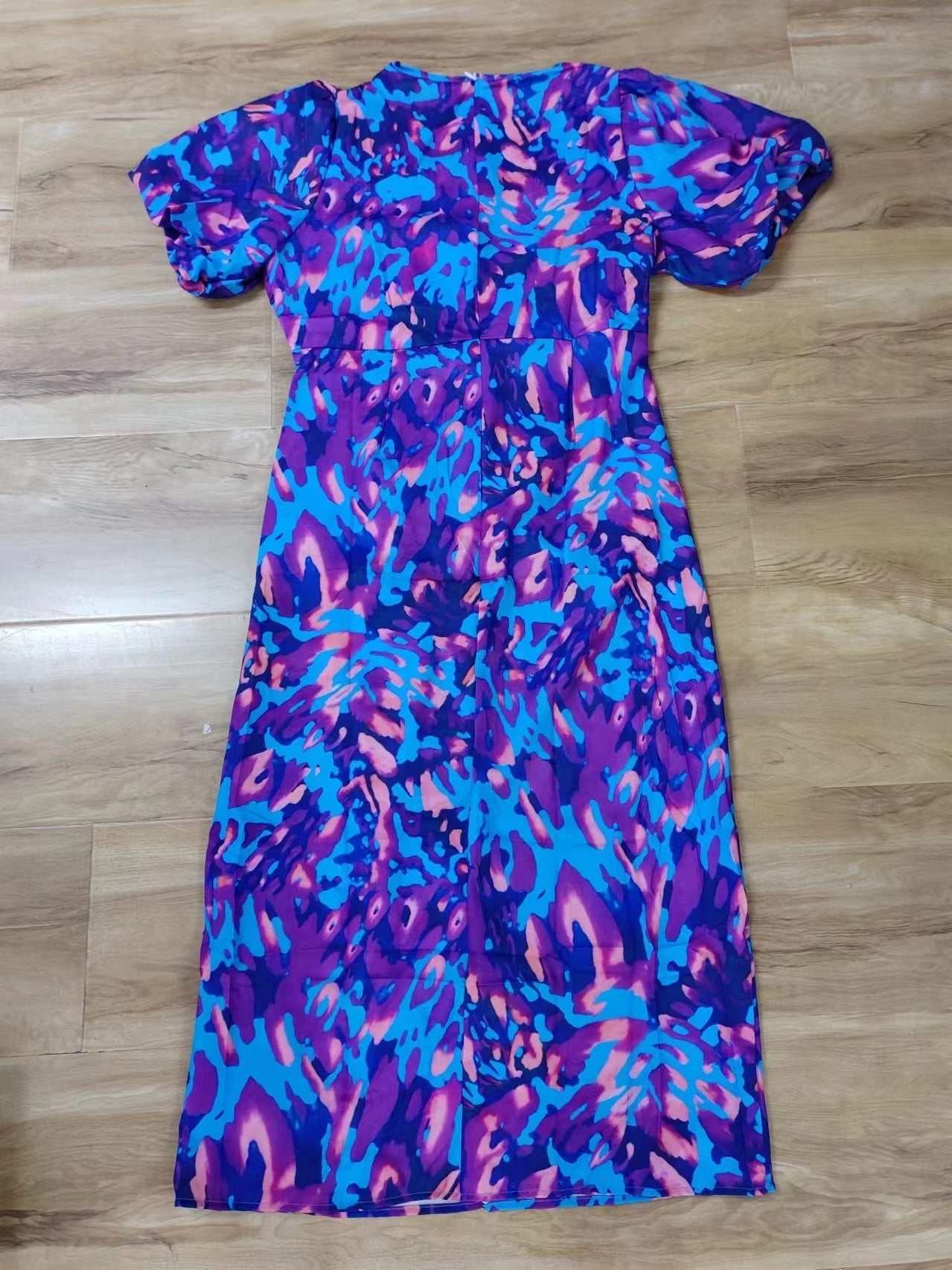 Robe longue élégante à manches bouffantes pour femme - Style tendance soirée et événement