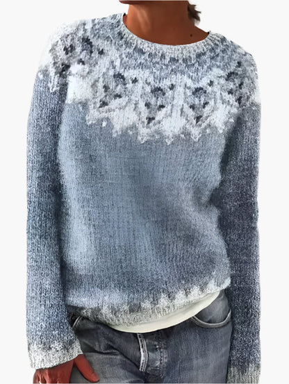 Pull femme style rétro pour automne, élégant et confortable, mode vintage