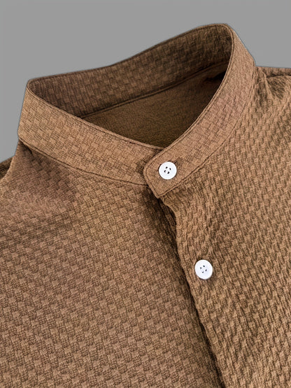 Camicia casual uomo maniche corte stile estivo – tendenza urbana e versatile