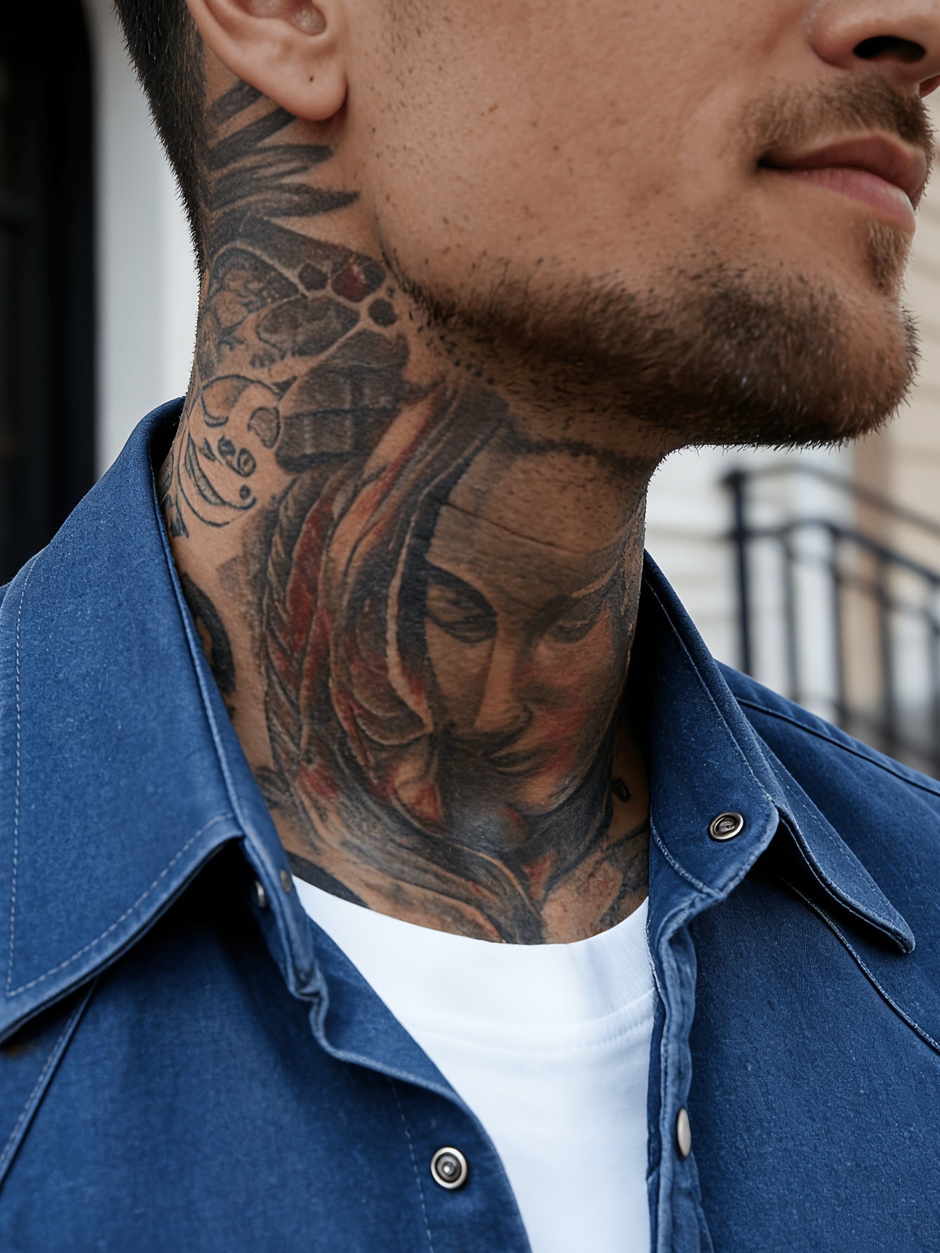 Chemise casual à boutons pour homme style urbain tendance