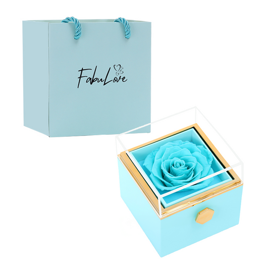 Brenda – Eternal Rose Box with Hidden Necklace for Women