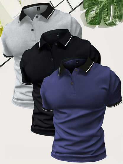 Polo casual pour homme style urbain – Élégance décontractée pour sorties et loisirs