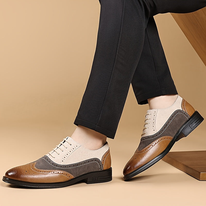 Chaussures habillées homme style brogue élégantes pour affaires et occasions formelles