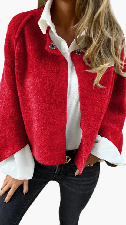 Chaqueta elegante para mujer estilo moderno para atuendo diario chic