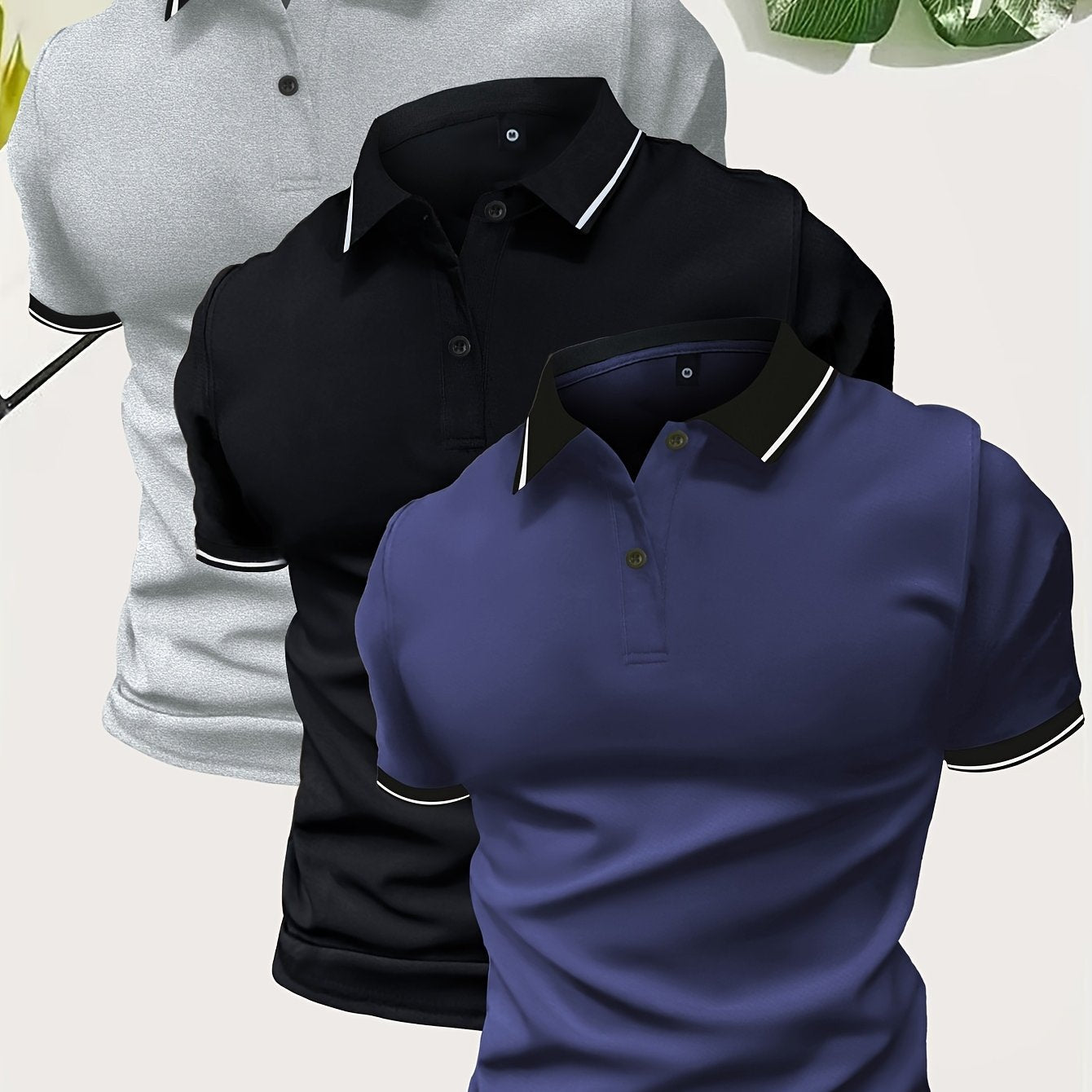 Polo casual pour homme style urbain – Élégance décontractée pour sorties et loisirs