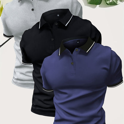 Polo casual pour homme style urbain – Élégance décontractée pour sorties et loisirs