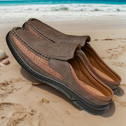 Lässige Herrenschlupfschuhe zum Hineinschlüpfen im Loafer-Stil für Freizeit und Sommer  