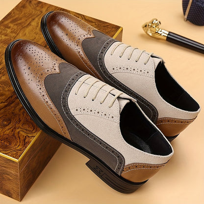 Chaussures habillées homme style brogue élégantes pour affaires et occasions formelles