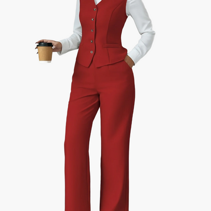 Tailleur Pantalon Femme Élégant Style Professionnel pour Bureau et Réunions