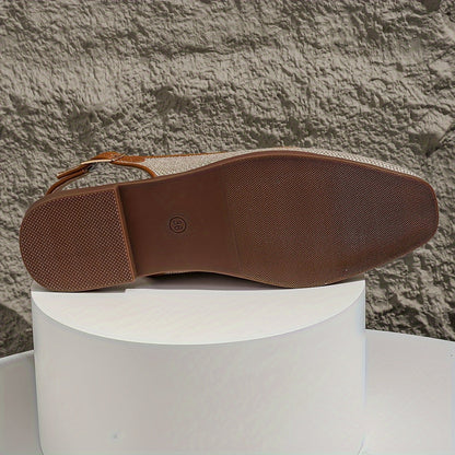 Moccasin slingback dam avslappnad stil för sommaren