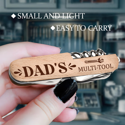 Klassiek Multifunctioneel Gereedschap voor Mannen - Ideaal Cadeau voor Papa