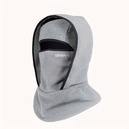 Cagoule multi-fonction en polaire, coupe-vent et chaude, pour activités extérieures