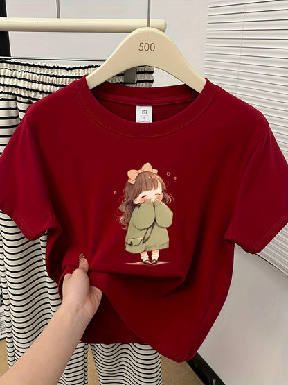 Pyjama d'été femme style mignon haut manches courtes et pantalon à carreaux