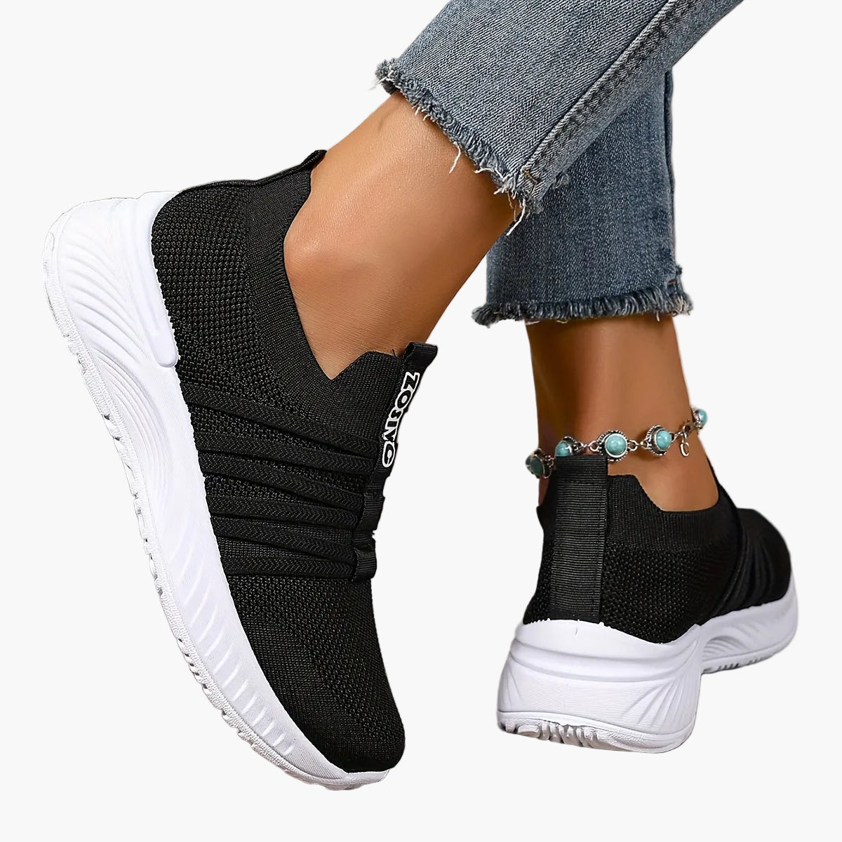 Zapatillas Slip-On Casual para Mujer Estilo Deportivo Urbano