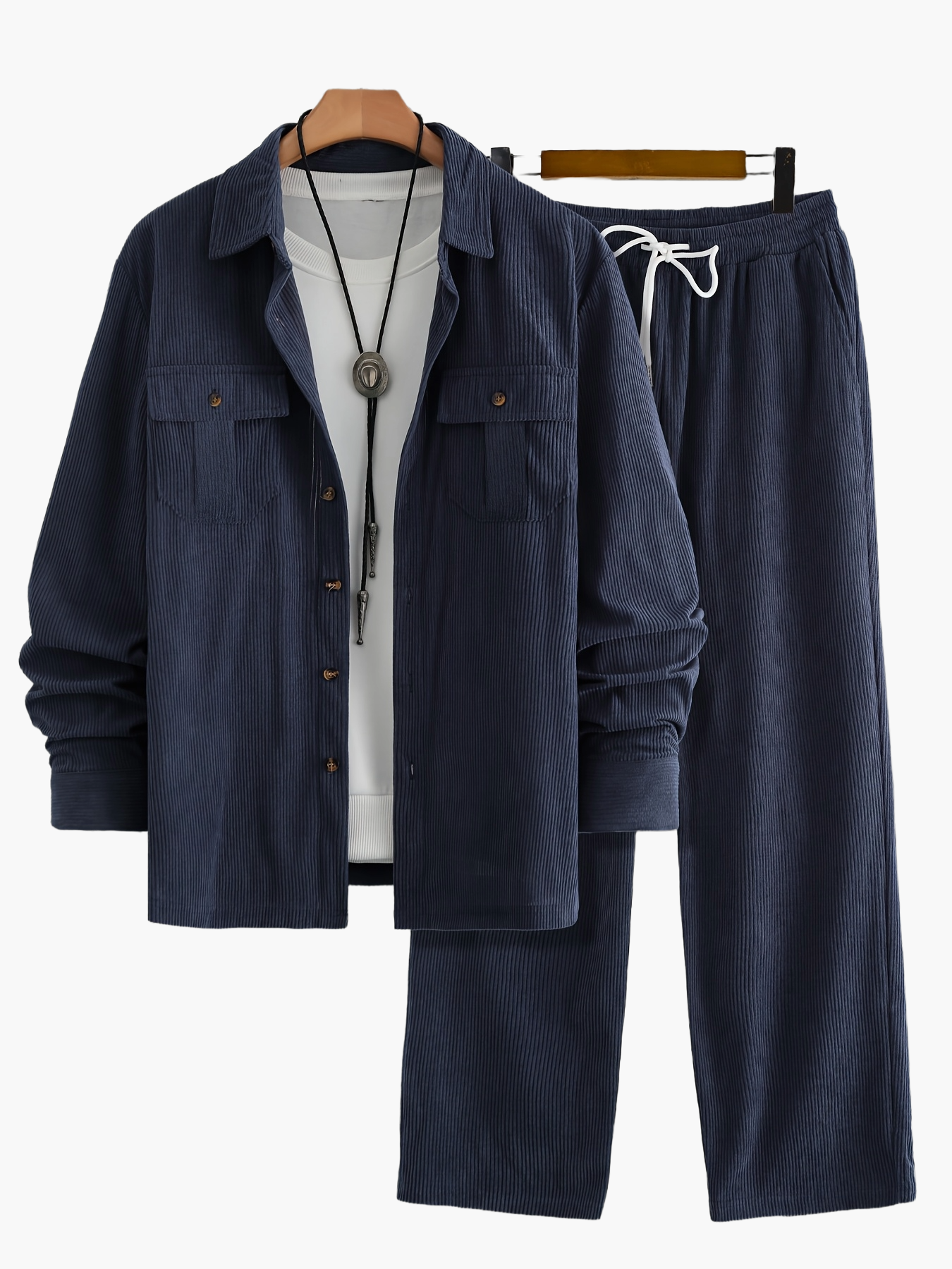Completo Casual Uomo Stile Urbano Polivalente