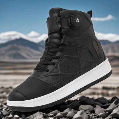 Men's High-Top Sneakers – Dial Lock System Sport Shoes