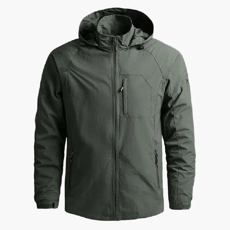Men's Waterproof Cargo Jacket Casual Style for Outdoor and Everyday Use