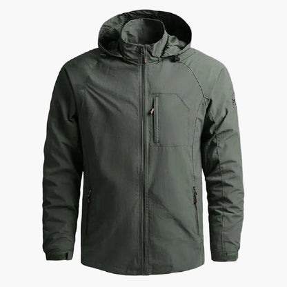 Men's Waterproof Cargo Jacket Casual Style for Outdoor and Everyday Use
