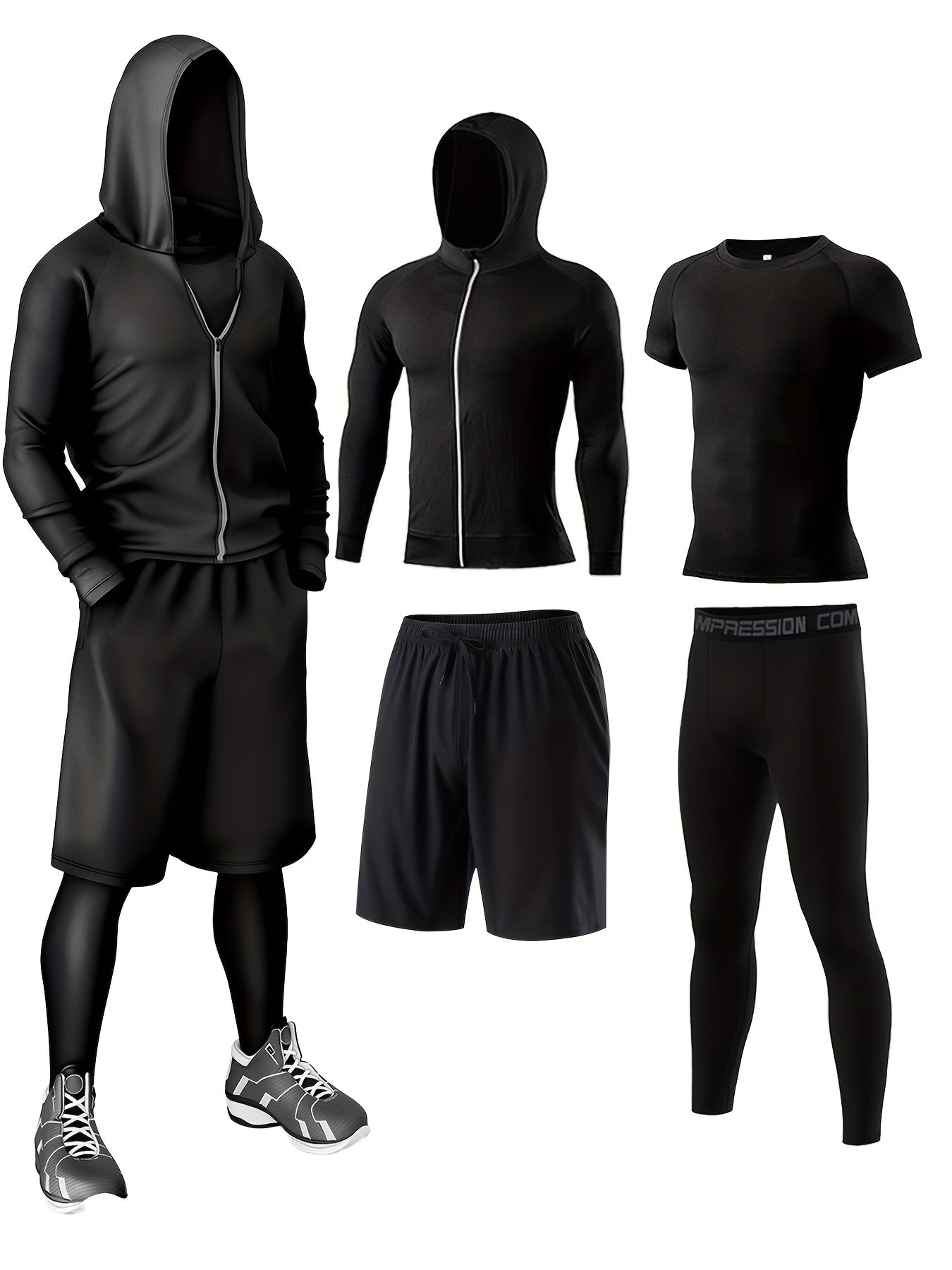 Ensemble de sport urbain pour homme – Complet, style moderne, usage fitness et running