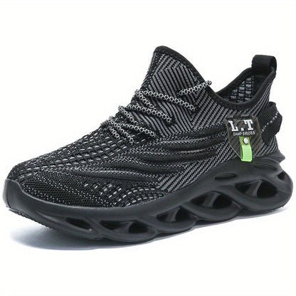 Herresportssko urban stil med futuristisk sål og bred komfort
