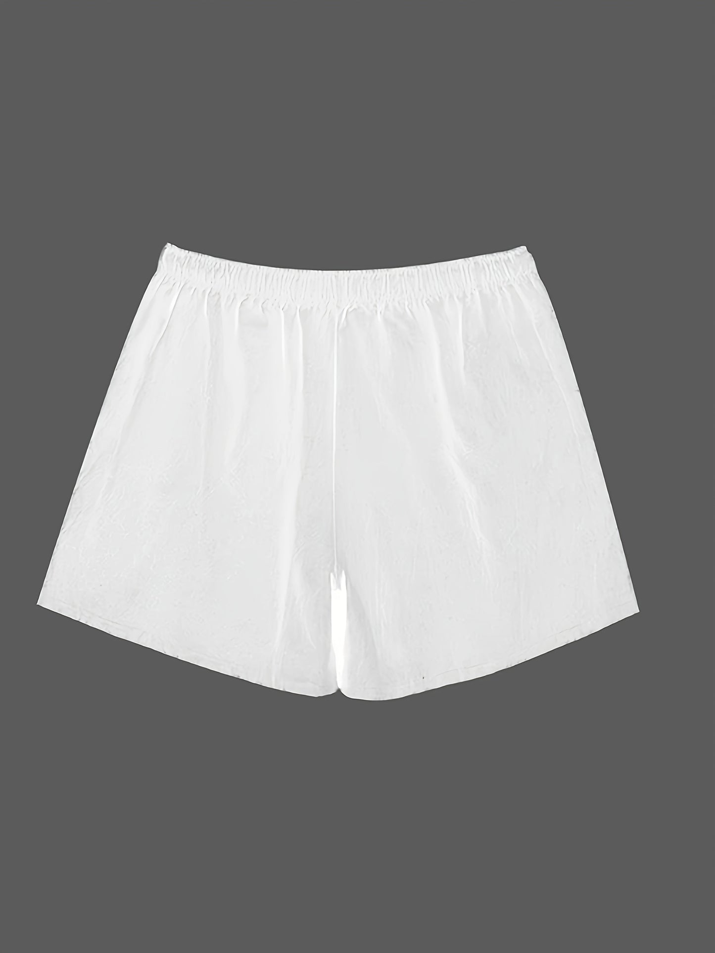 Lässige Herren-Badeshorts mit verstellbarem Kordelzug für Strand oder Pool