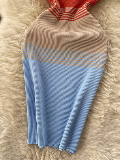 Dopasowana sukienka damska w stylu streetwear z graficznym wzorem i odkrytymi plecami na casualowy look